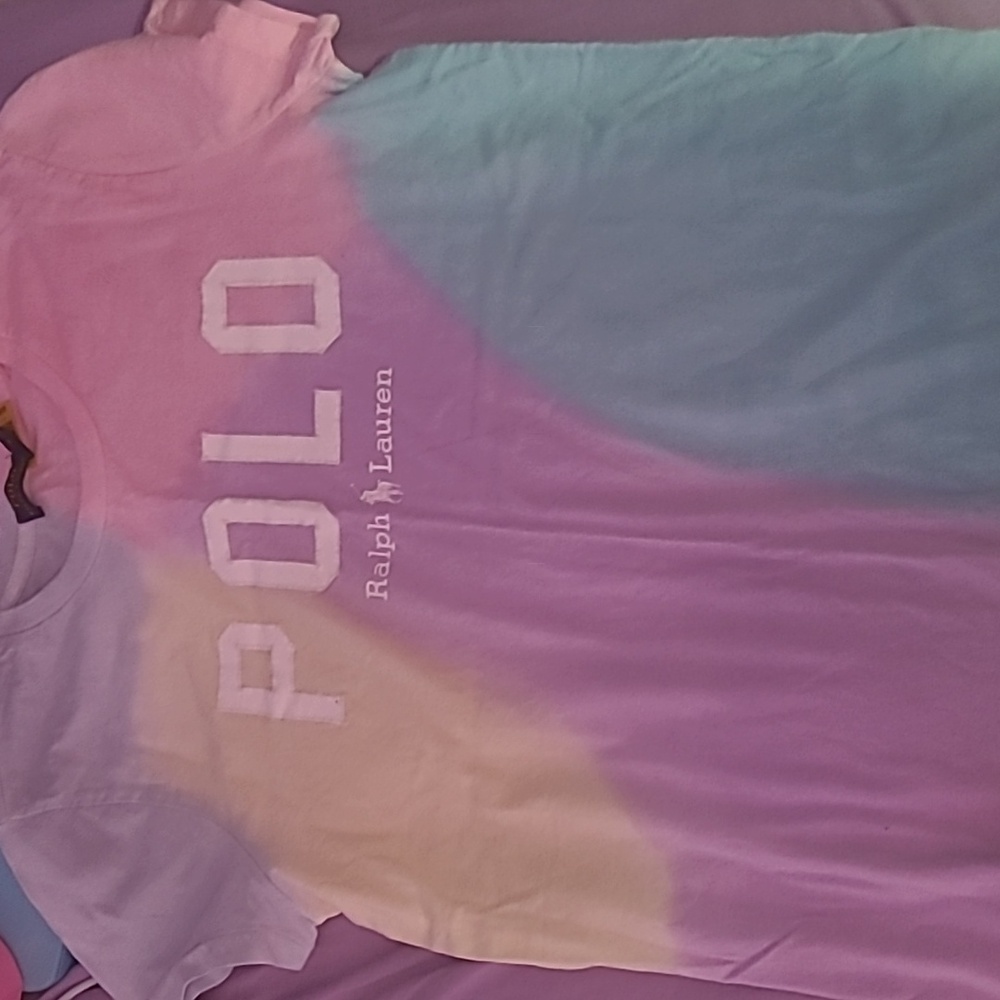 Ralph Lauren polo tye dye women tee